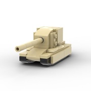 lego mini model czołgu FV 2005 STAGE II