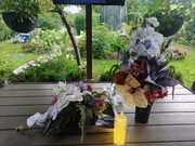 Komplet na cmentarz grób wazon książka 