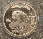 Chiny  "Panda" 1999  srebro uncja 