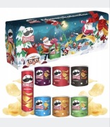 Kalendarz adwentowy Pringles ponad 1kg pringels chipsy prezent nowy hit