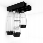 Ociekacz do butelek SodaStream na 2 dwie butelki uchwyt kolor czarny