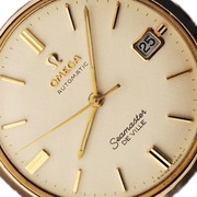 OMEGA SEAMASTER DE VILLE ZŁOTO 14K/SS p.585 GOLD ROSE IDEAŁ zegarek r.6868