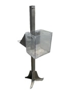 Stojak z pojemnikiem plastikowym