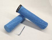 WEST BIKING, chwyty skręcane , 133mm, niebieskie