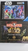 Star Wars Monopoly Collector's Edition 1997 + Puzzle Star Wars 1000 el