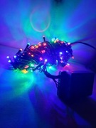 Lampki choinkowe  led 240v 8m/b