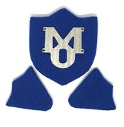 Tarczka i patki Milicja Obywatelska 1945 