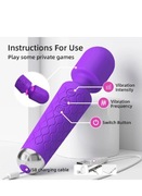 Wibrator dla kobiet. Zabawka dla dorosłych, masażer.