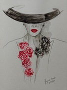 Akwarelowy portrety kobiet