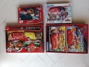 Puzzle McQueen - komplet, zestaw, 4 sztuki
