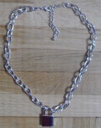NASZYJNIK ŁAŃCUCH MAŁA KŁÓDKA 