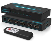 SGEYR Rozdzielacz Hdmi z pilotem zdalnego sterowania