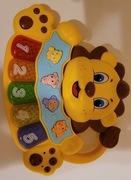 Zabawka lew pianinko ze zwierzątkami oraz grą