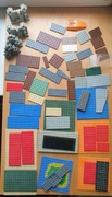 Lego płytki średnie różne kolory płytka