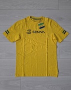 koszulka Ayrton Senna, official, F1, Formula 1, żółta, S