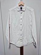 Koszula męska H&M biała casual roz. S (slim fit)
