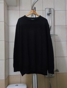 sweter sweterek bluza Rui Felizardo 4XL xxxxl czarny Black ciemny ze skórza