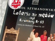 KAROL SZYMANOWSKI , LOTERIA NA MĘŻÓW CZYLI NARZECZONY NR 69 ,,,folia