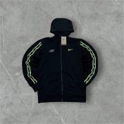 NOWA! Z Metką Zapinana Bluza z Kapturem NIKE z Lampasą