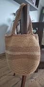 Torba shopperka handmade eko kolory ziemi 