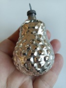 Bombka PRL stara kształtka na choinke 