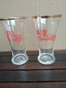 Szklanka do piwa szklanki 2 szt. Renault + Krieger rzadkość