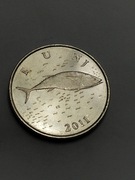 Sprzedam monetę Chorwacja 2 kuny 2011r. stan bdb.