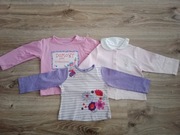 3 x bluzka długi rękaw 5.10.15 rozm.74/80