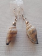 Kolczyki z naturalnych muszelek – handmade, styl boho, nowe