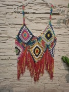 Ażurowa bluzka koszulka boho