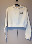 Puma bluza damska Classics Cropped Hoodie- r. M- biała-nowa