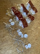 Światełka led różne rodzaje 12 sztuk ozdoby Bożonarodzeniowe