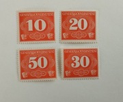 GG D 1- D4 ** Cyfry w ornamencie Rocznik 1940