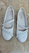 Gładkie białe balerinki rozm. 37