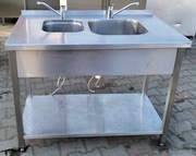 Zlew gastronomiczny ze stali nierdzewnej 115x70x85