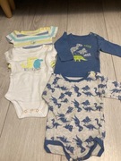 Zestaw body rozm 68cm chłopcy
