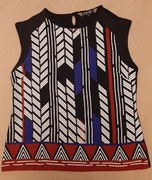 Bluzka Principles rozm.44 wzór geometryczny 