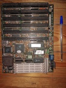 Płyta głowna stary komputer retro 1990