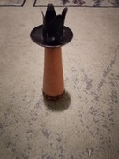 Swiecznik drewniany 16cm