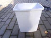 Kosz na śmieci Curver wiadro plastikowe wiaderko pojemnik białe 15l 