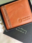 Męski portfel ze skóry naturalnej - pudełeczko