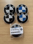 Emblemat BMW 82/74mm kapselki 68mm znaczek logo e36 e38 e39 e46 e60 e90