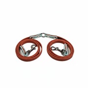 Dwójnik do smyczy HEXA 2x 80cm 10mm - małe psy