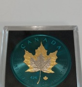 2022 CANADA 5 $, LIŚĆ KLONOWY, SPACE METALS III,