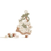 Równoważnia Drewniana Babai kreatywna układanka klocki