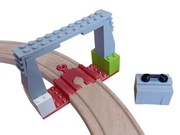 Łączniki (6szt) z możliwością rozbudowy LEGO do torów Ikea, Brio i in.