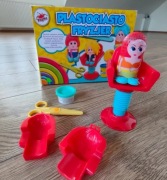 Afera u fryzjera zestaw ciastolina fryzjer plastociasto fryzjer 