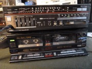 wieza stereo Aiwa + Kaseciak Fischer