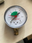 Manometr grzewczy 0-6bar kl. 2,5, 1,4" cala, dolne