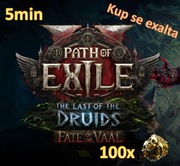 100 EXALTED ORB Path Of Exile 2 The Last Of The Druids Fate of the Vaal 